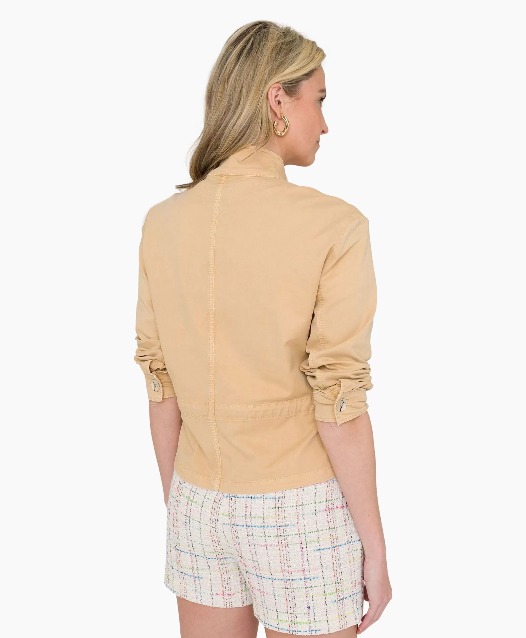 Jassen*Anna Van Toor Gilet 32A01-02609 Zand