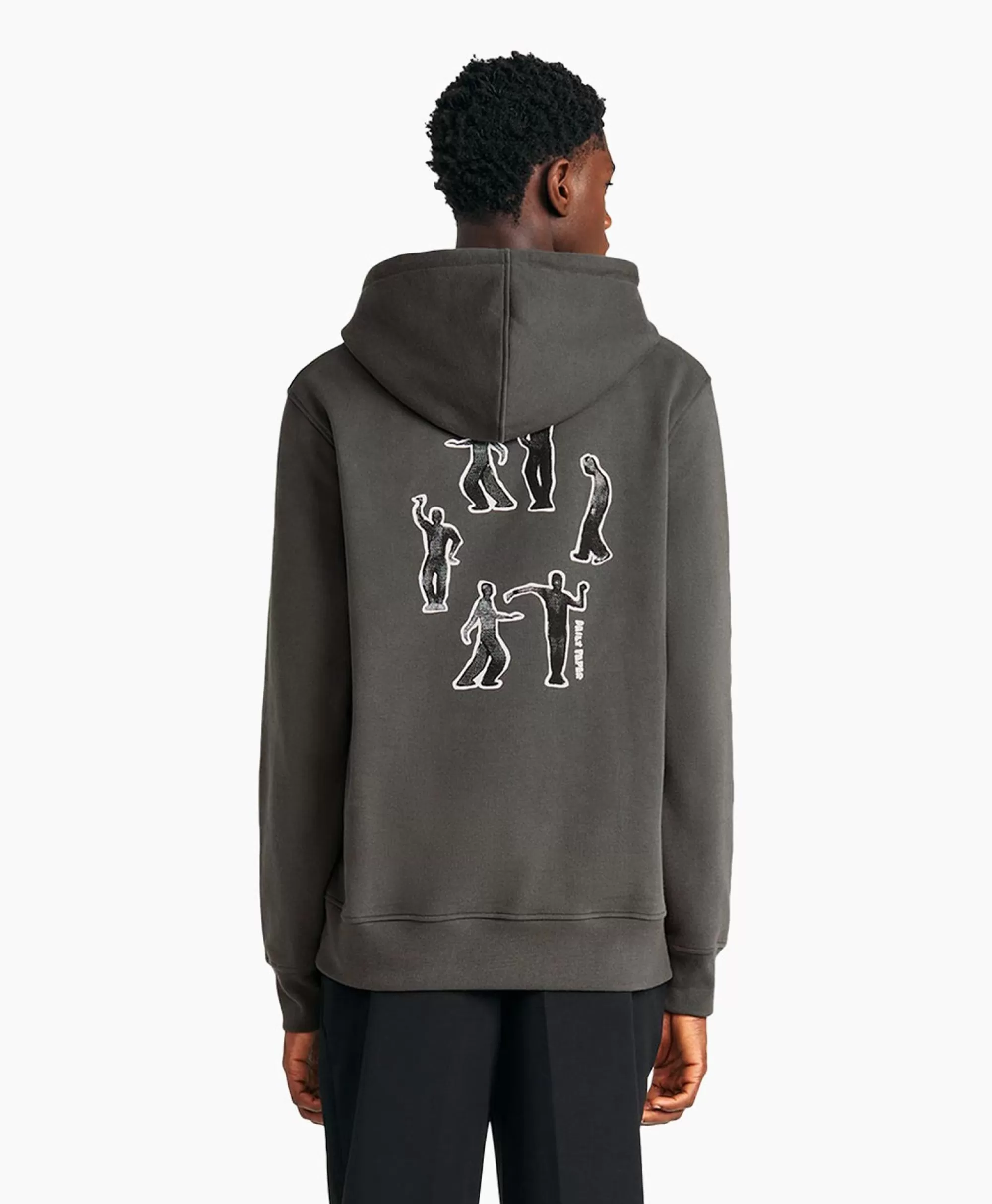Truien Daily Paper Hoodie Halim Donker Grijs Van Dijk Outlet