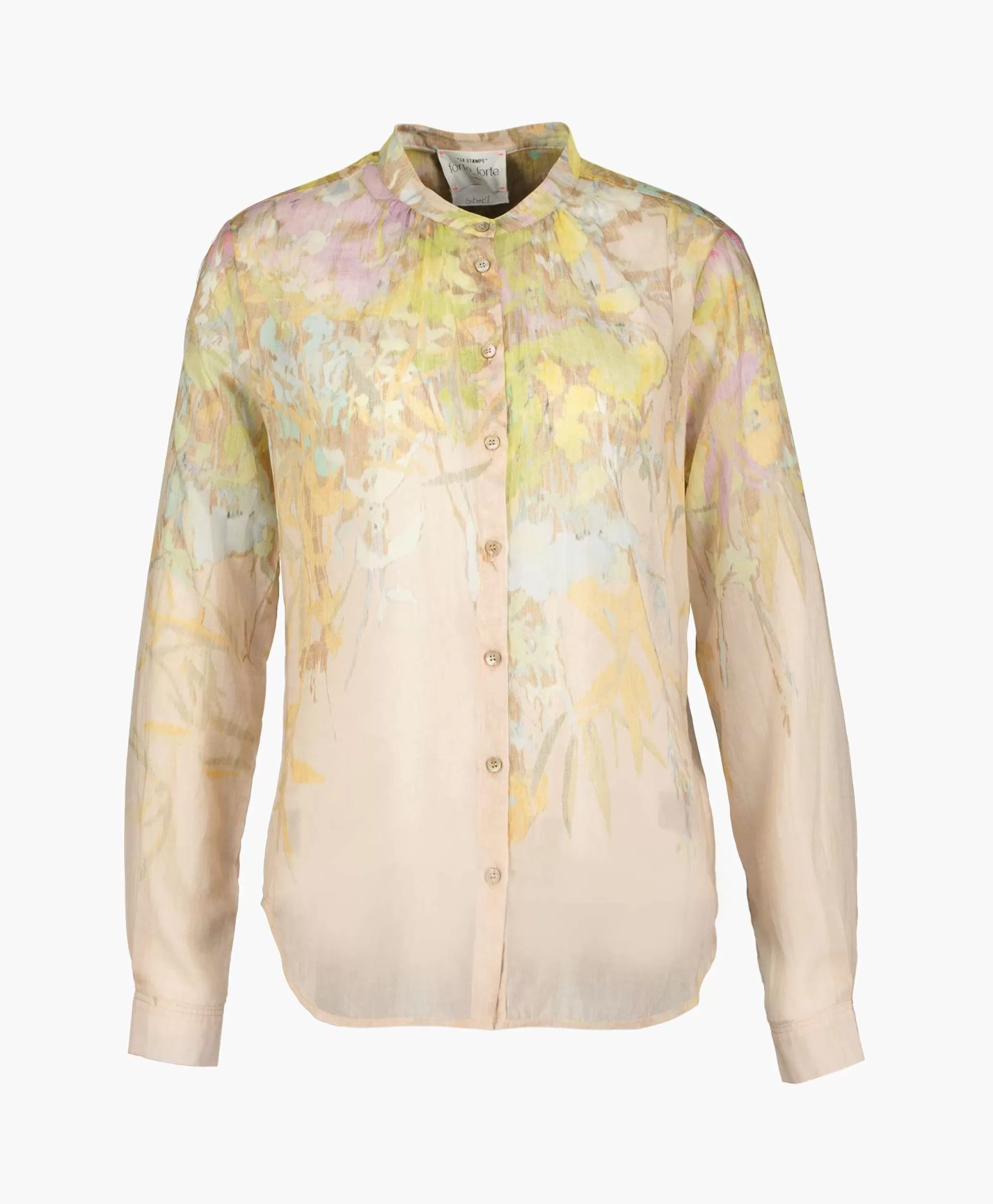 Blouses*Forte_forte Blouse Heaven Print Cotton Silk Voile Grandfather Rose