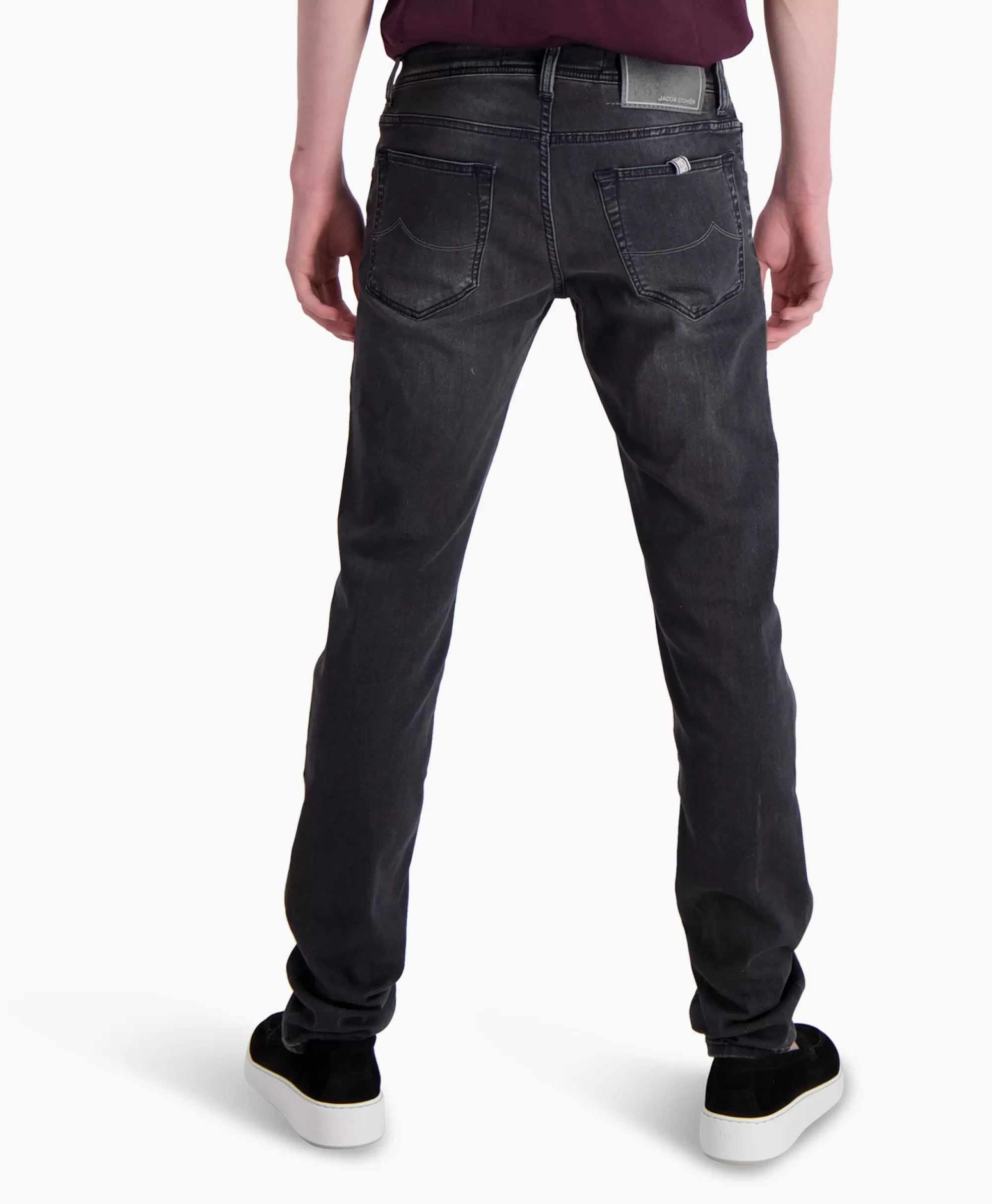 Broeken Jacob Cohen Jeans 5 Pkt Super Slim Fit Nick Donker Grijs Van Dijk Outlet