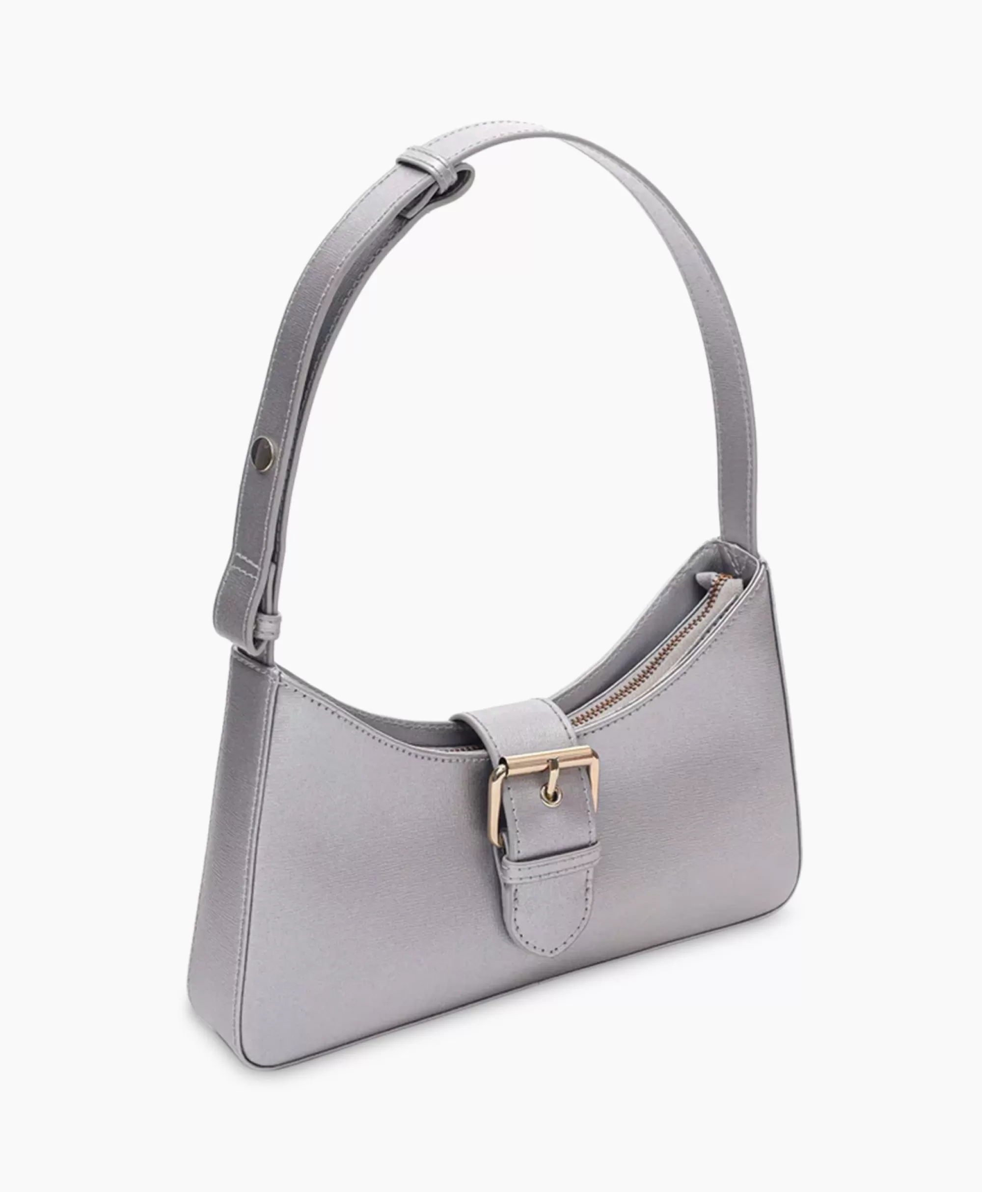 Tassen*Nunoo Bags Schouder / Hand Tas Apollo Florence Silver W. Gold Zilver