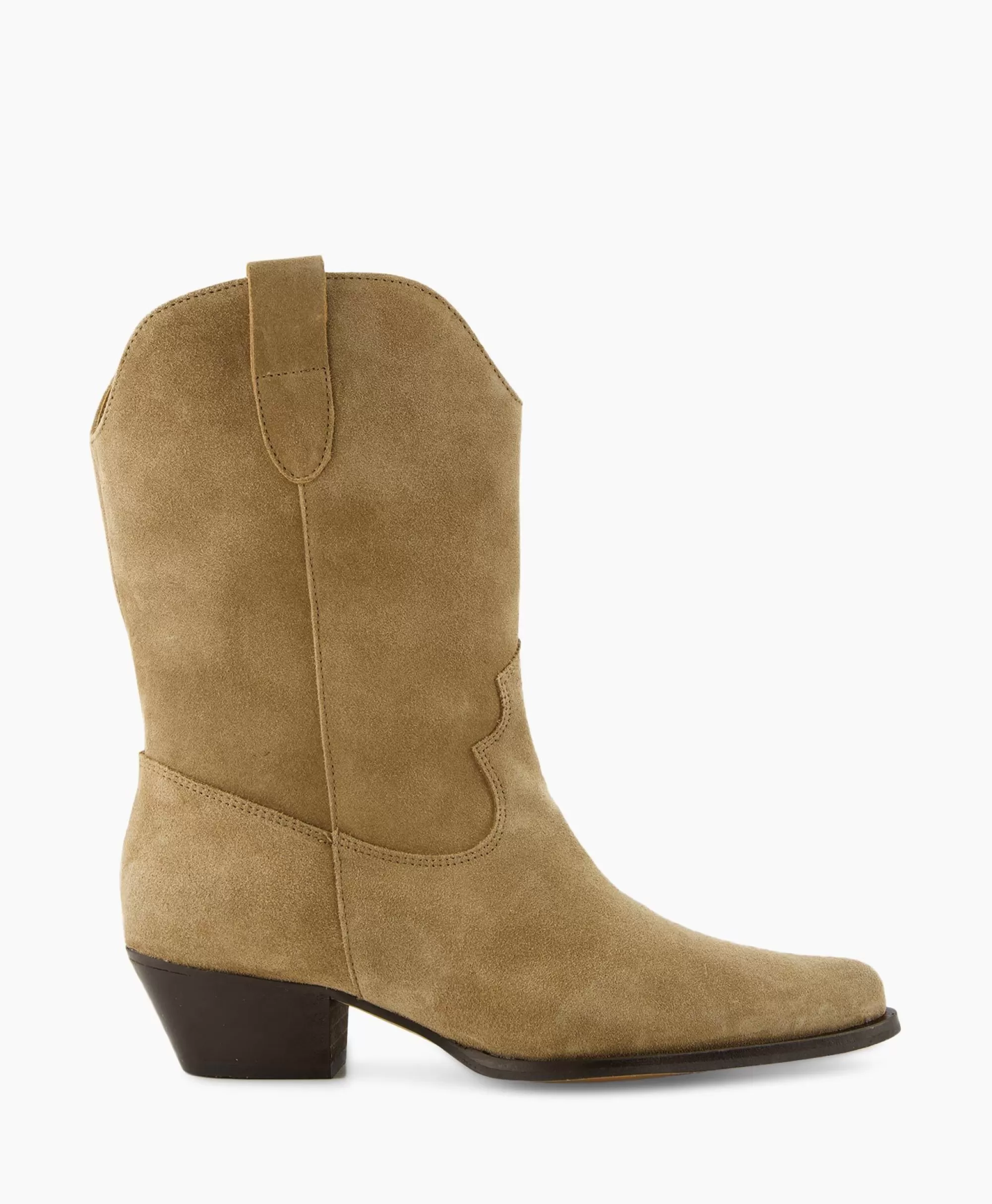 Laarzen Toral Cowboylaars Single Beige Van Dijk Outlet